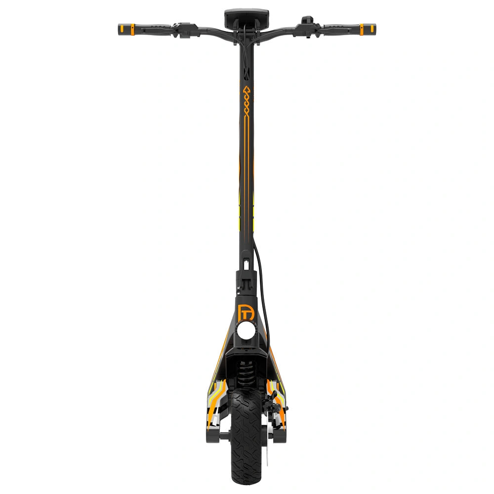 Drive Tron DT06 Electric Scooter | No Stem Lock Design with Orange Yellow Racing Style & High-Performance Suspension