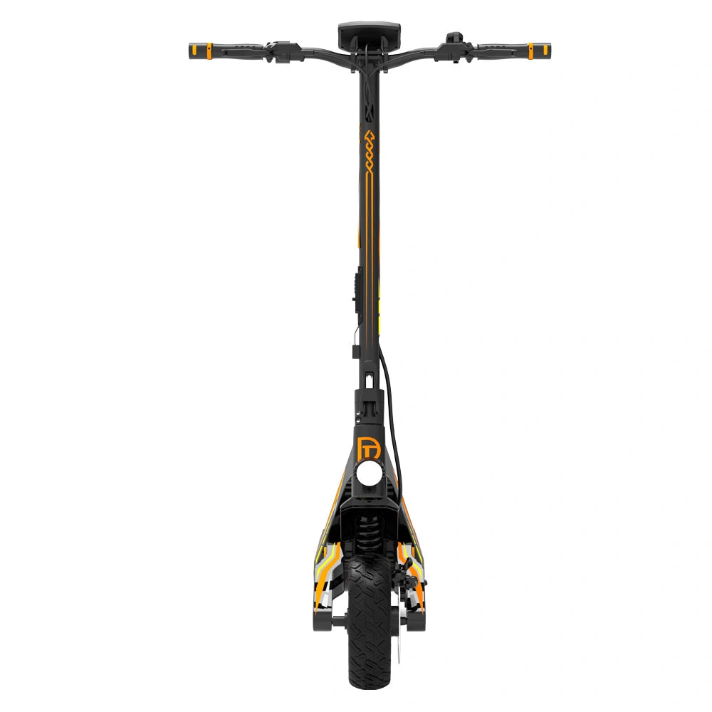 Drive Tron DT06 Electric Scooter | No Stem Lock Design with Orange Yellow Racing Style & High-Performance Suspension