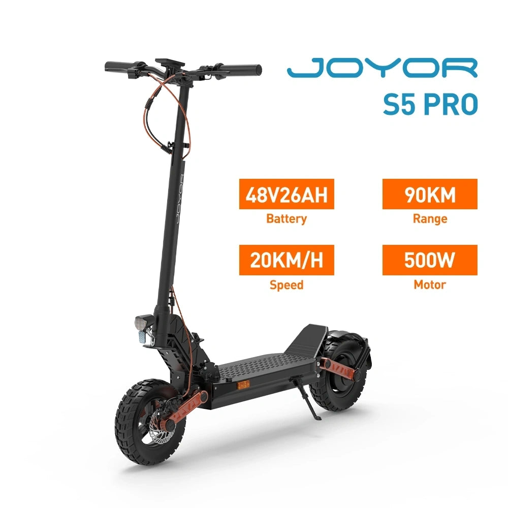 JOYOR S5 Pro ABE Electric Scooter – 500W Motor, 45km Range, Road-Legal Urban Commuter