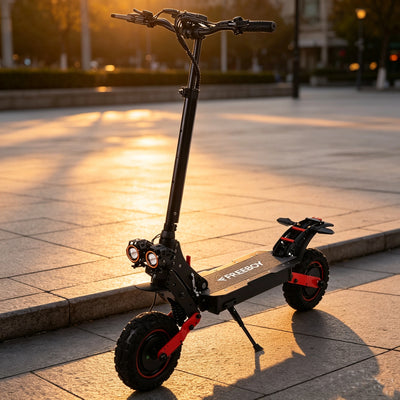 FREEBOY H6 Elektroroller – Zwei 1200-W-Motoren, 48-V-21-Ah-Akku, 60 km/h Höchstgeschwindigkeit