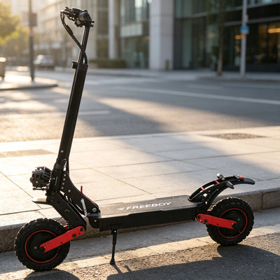 FREEBOY H6 Elektroroller – Zwei 1200-W-Motoren, 48-V-21-Ah-Akku, 60 km/h Höchstgeschwindigkeit