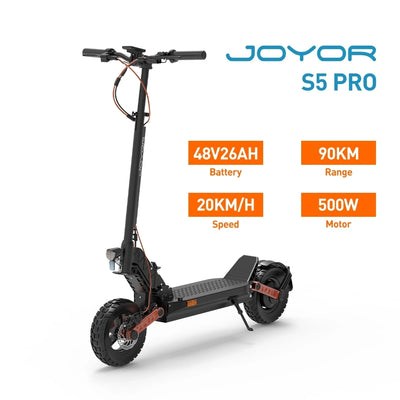 JOYOR S5 Pro ABE Electric Scooter – 500W Motor, 45km Range, Road-Legal Urban Commuter