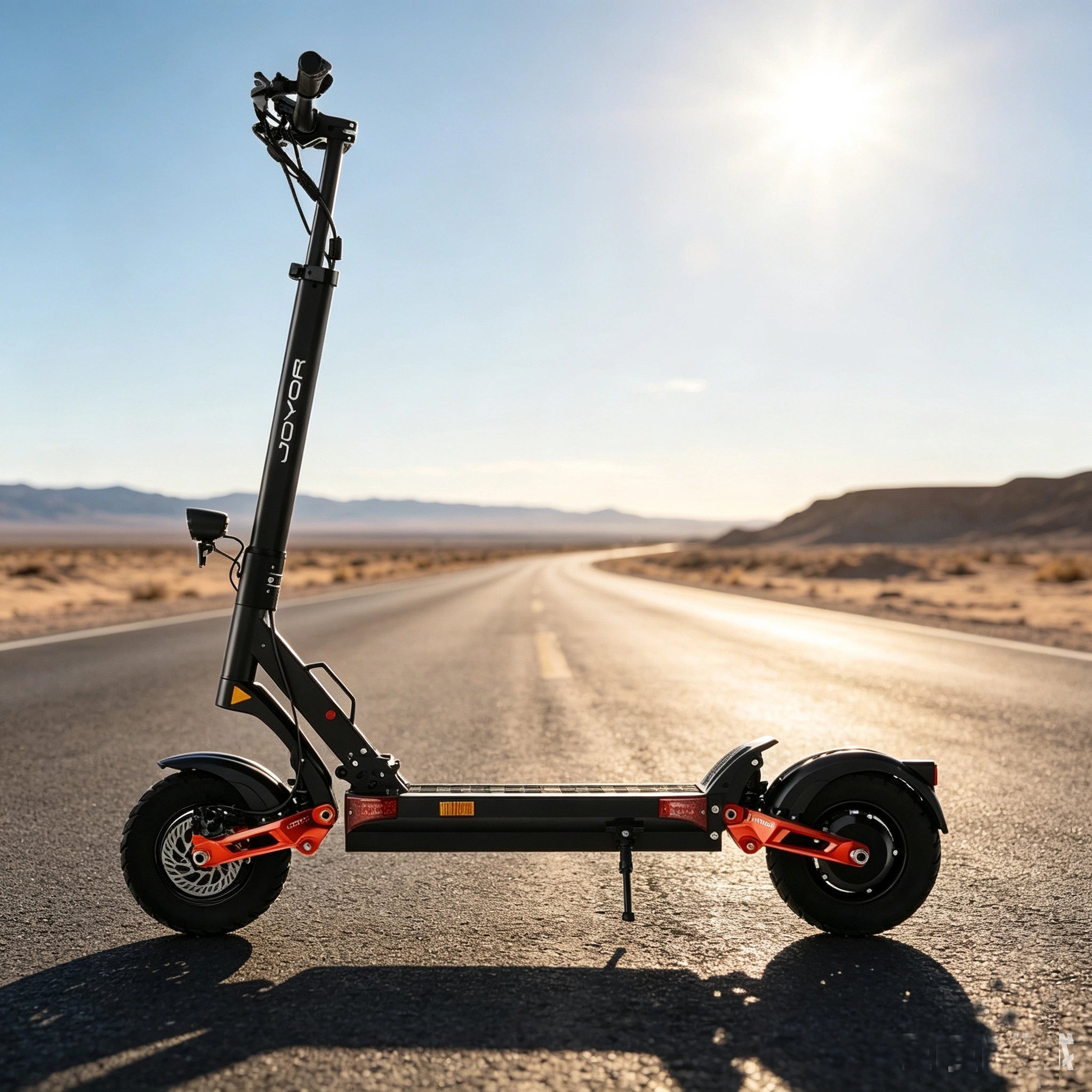 JOYOR T10 Off-Road Elektroroller – Zwei 1000W Motoren, 75km Reichweite, Hydraulische Scheibenbremsen